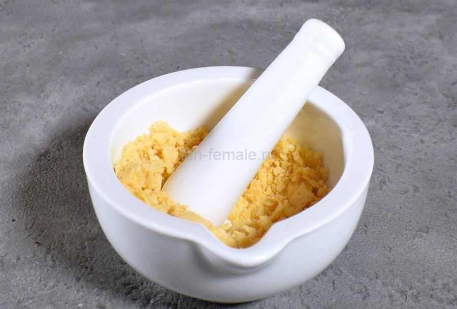 Приготовление крошковых пирожных с вафельной крошкой, шаг 3