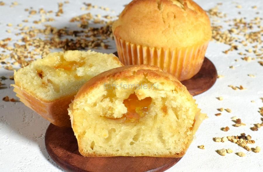 Маффины с апельсиновым джемом
